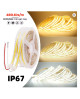 Bandă LED COB 24V, 480 LED/M, 12W/M, IP67 – Lumină Continua